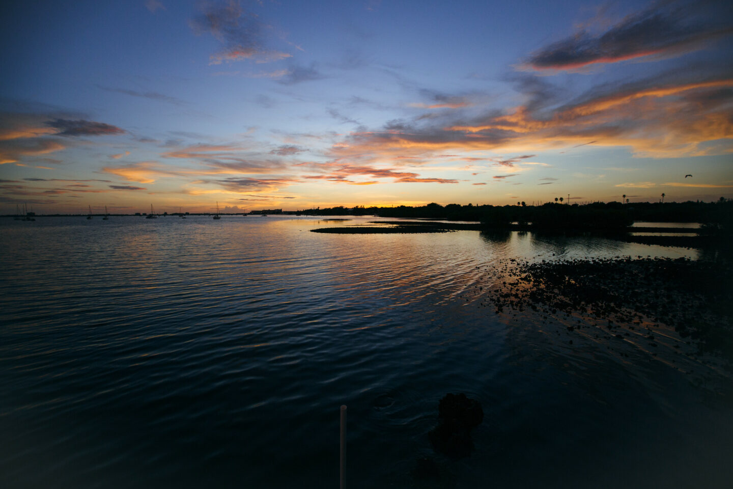 Sunset over Boca Ciega Bay, St. Petersburg